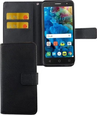 Produktbild von Handyhülle Tasche für Handy Alcatel Pop 4 5.0' Schwarz