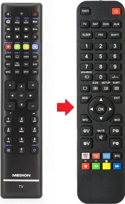 Produktbild von Fernbedienung geeignet für MEDION RC1255