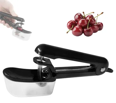 Productafbeelding van Handmatige kersenpitter - Met opvangbak - Geschikt voor kersen en ander fruit - Keukenaccessoire
