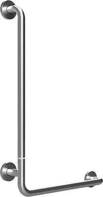 Produktbild von BELP Steckbarer Duschgriff links Edelstahl gebürstet mit Abdeckung 110x630x890 mm, 120 kg Traglast für Bad & WC >> zum Bohren