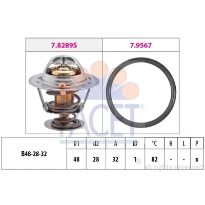 Produktbild von FACET Thermostat Kühlmittel 82°C für NISSAN ALMERA II Hatchback (N16) für TOYOTA RAV 4 I (SXA1)