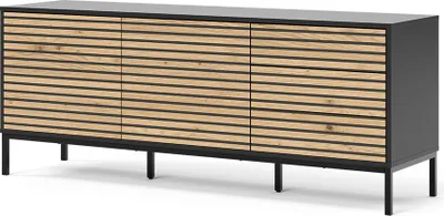 Produktbild von Lowboard Vicco Eliza Goldkraft Eiche/Anthrazit 150 x 60 cm mit 3 Schubladen, Model 55180