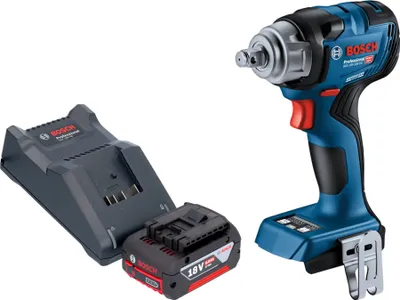 Produktbild von Bosch GDS 18V-330 HC Professional Akku Schlagschrauber 18 V 330 Nm 1/2" Brushless + 1x Akku 4,0 Ah + Ladegerät