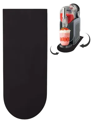 Antirutschmatte für Smoothie-Maker, 50 x 19,7 cm, schwarz