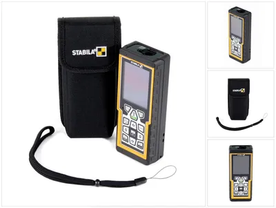 Obrázok produktu pre Stabila LD 520 laser distance measurer, 200 m, 1 mm/m, 360°, 635 nm (< 1 mw), Radový, Čierna, Žltá