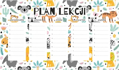 Produktbild von Magnetischer Unterrichtsplan für Kinder-Zoo-Abenteuer, 30 x 17,5 cm