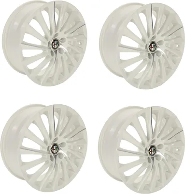 Produktbild von Original Alfa Romeo Leichtmetallfelgen Set Alufelge 18" Zoll weiß 50903314