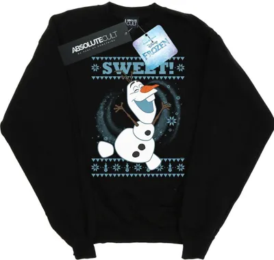 Produktbild von Disney - "Frozen Sweet Christmas" Sweatshirt für Herren BI25635 (3XL) (Schwarz)