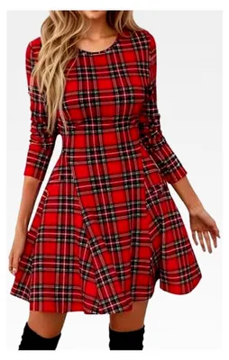 Produktbild von Damen Hemdkleid Herbst Elegant Langarm Rundhals A-Line Einfarbig Freizeitkleid Minikleid Festliches Kleid Casual Pulloverkleid Cocktailkleid