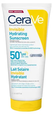 Produktbild von INVISIBLE HYDRA SUNSCREEN Unsichtbare feuchtigkeitsspendende Schutzlotion SPF50 177 ml