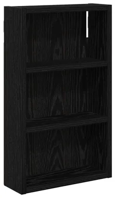 Produktbild von vidaXL Badezimmer-Wandschrank mit Regal Schwarze Eiche 30 x 10 x 50 cm