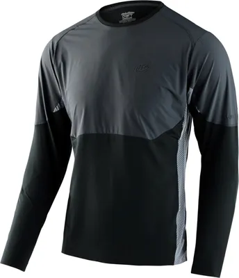 Image de Troy Lee Designs Herren Jersey LS Drift , Solid Charcoal - Dunkelgrau, M