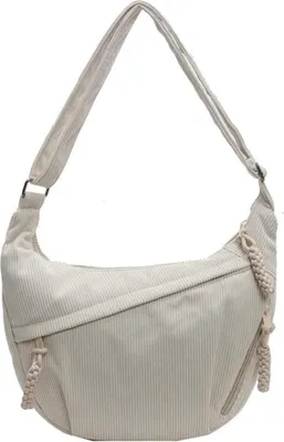 Produktbild von TIAASTAP Halbmond Umhängetasche Nylon Groß Crossbody Bag Damen-Schultertaschen