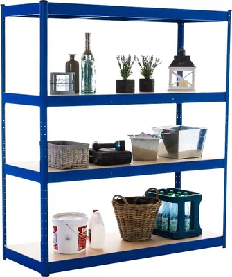 Produktbild von Steckregal HLO-CP124 160x60x180cm  blau