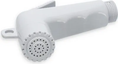 Produktbild von Brausekopf für die Borddusche weiss oder chrom inkl. Befestigungsmaterial, 1/2'' Anschluss Farbe: Weiss