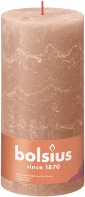 Produktbild von Bolsius Stumpenkerze XXL Rustik Shine Cremiges Karamell 20 cm