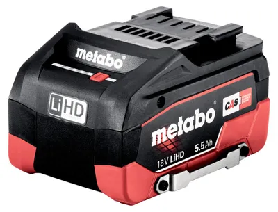 Produktbild von Metabo 624990000, Akku, Lithium-Ion (Li-Ion), 5,5 Ah, 18 V, Metabo, Bohrer