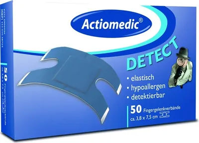 Produktbild von ACTIOMEDIC® DETECT + ELASTIC Fingergelenkverband, Pack à 50 Stück