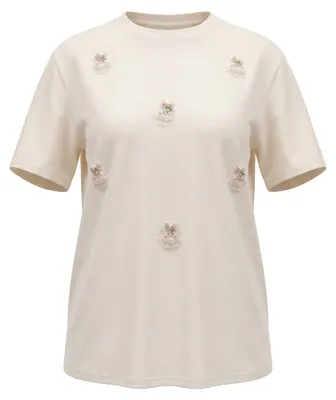 Produktbild von SWIRLIE damen t-shirt - beige, S