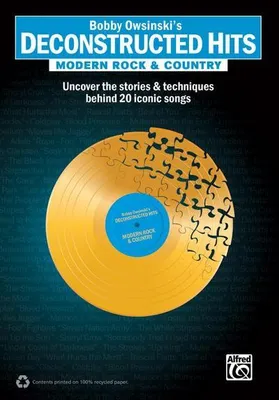 Immagine prodotto di Bobby Owsinski, "Deconstructed Hits: Modern Rock & Country" | Libro