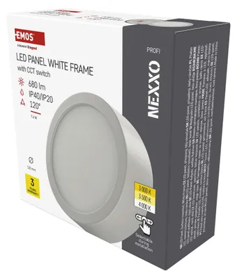 LED-Anbauleuchte NEXXO, rund, weiß, 7,6W, mit Change CCT