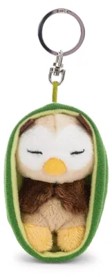 Immagine prodotto di Portachiavi a forma di gufo, marca Nici, colore verde, 8 cm. Adatto a bambini, taglia unica