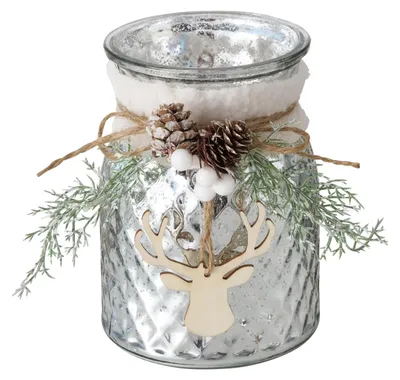 Produktbild von Kerzenhalter aus Glas WILKA, H. 16 cm