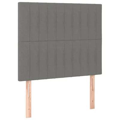 Produktbild von Kopfteil Dunkelgrau 90 x 5 x 118/128 cm Stoff