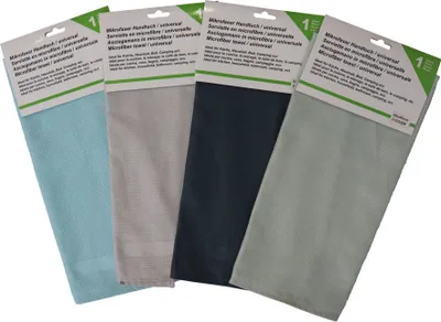 Produktbild von Microfaser Universal Handtuch 40 x 68 cm, 4er Set