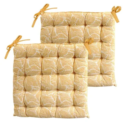 Obrázek produktu pro Atout Ciel, polštářek, čtvercový, dvoubarevný, 40 x 40 cm, žlutý, potištěný, jeden kus