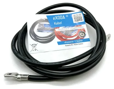 Imagen del producto de Cable de batería Exoda, 35 mm², 200 cm, con terminal M8, color , para coche, barco o motocicleta