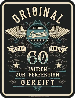 Produktbild von 60 Jahre - Fun-Schilder - Legende