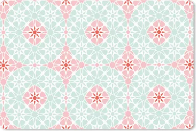 Produktbild von MuchoWow® Mauspad Mousepad Blumen - Sterne - Winter - Design 27x18 cm - Mousepads - Maus Mat - Pad - Mausunterlage - Büroartikel - Desk Matten