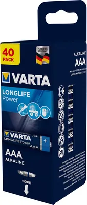 Produktbild von Longlife Power Storage Box 40 Stück Batterie