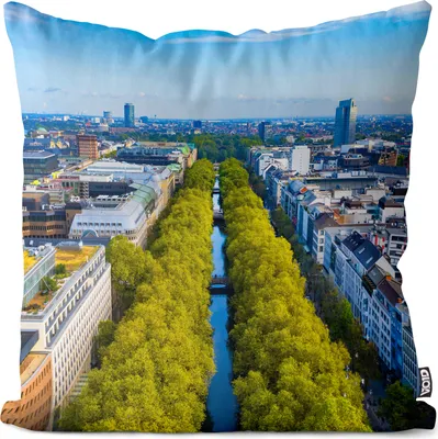 Produktbild von VOID Düsseldorf Königsalle Kissenbezug Kissenhülle Deko Outdoor Dekoration Garten Dekokissen