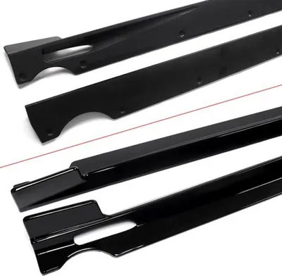 Immagine prodotto di Paraurti posteriori per auto - Neri lucidi - Plastica ABS - Design sportivo