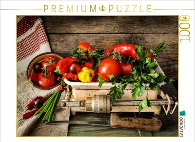 Produktbild von CALVENDO Puzzle Gemüsegequassel | 1000 Teile Lege-Größe 64x48cm Foto-Puzzle für glückliche Stunden