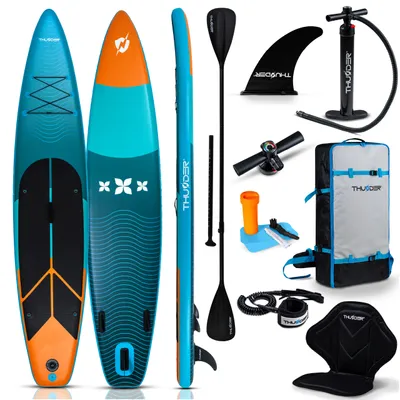 Produktbild von THUNDER® | STORME 365 | Nafukovací SUP deska | 365 cm | Funkce kajak 2 v 1 | Kompletní sada s batohem | 15 PSI | Maximální hmotnost uživatele 150 kg Hmotnost uživatele 150 kg