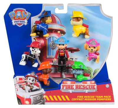 Zdjęcie produktu dla PAW Patrol PAW FGR Fire Rescue Figure Pack GML, 3 lat(a), Wielobarwny