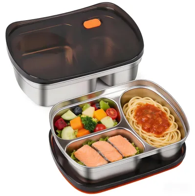 Productafbeelding van Omgoods - Set van 2 Lunchboxen - Lekvrij en Met Compartimenten