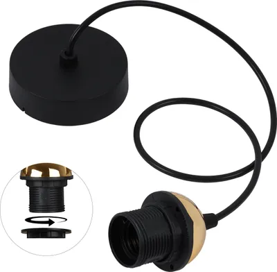 Produktbild von Flat Line 100 Schwarz Kegelschale 50 Gold