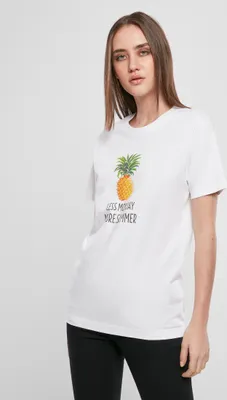 Image de Mr. Tee Ladies Less Monday Tee blanc - M