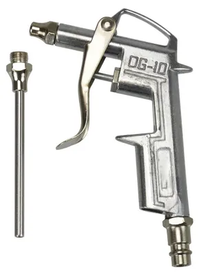 Produktbild von Druckluft-Ausblaspistole mit kurzer (25 mm) & langer (100 mm) Düse