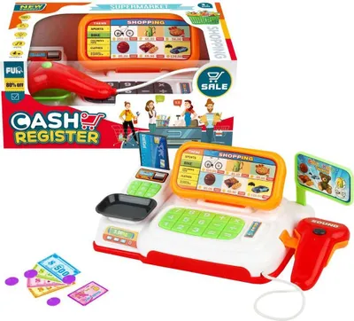 Produktbild von Spielzeug-Kasse mit Batterien (Spielzeug, Rollenspiel Haushalt)