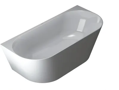 Produktbild von VIGOUR DERBY V3 Vorwand-Badewanne mit Verkleidung 180 x 80 cm, weiß glanz