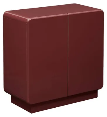 Produktbild von Douglas-sideboard, quadratisch, 80 x 80 cm, 2 türen, rot - Atmosphera créateur d'intérieur