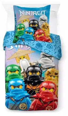 Produktbild von LEGO Ninjago Kinder-Bettwäsche 100x135 cm + 40x60 cm