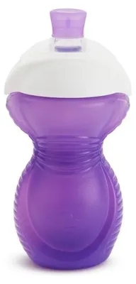 Zdjęcie produktu dla Kubek treningowy z ustnikiem odpornym na gryzienie, fioletowy, 296 ml Munchkin