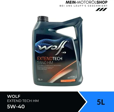 Produktbild von Wolf ExtendTech 5W-40 HM 5 Liter