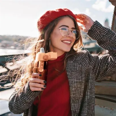Zdjęcie produktu dla Butelka filtrująca Dafi SOLID 0,5 l peach fuzz barwiona z filtrem